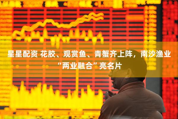 星星配资 花胶、观赏鱼、青蟹齐上阵，南沙渔业“两业融合”亮名片